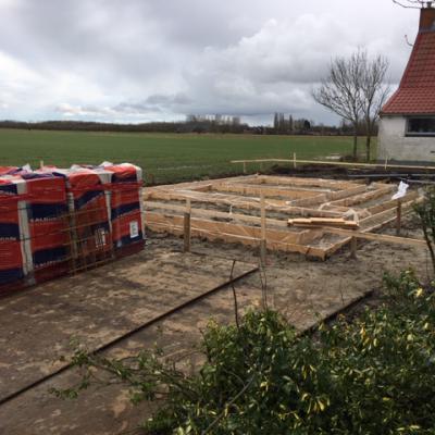 Funderingskist gesteld