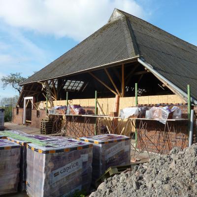 Vernieuwen achtergevel boerderij