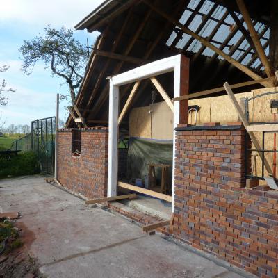 Vernieuwen achtergevel boerderij