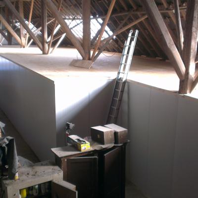 Dak en wanden geisoleerd