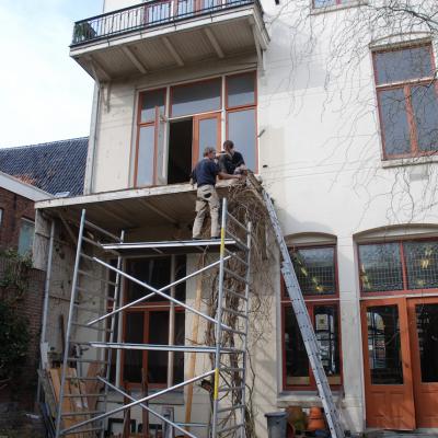 Herstel balkon achtergevel