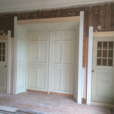 Kastenwand hersteld in originele staat