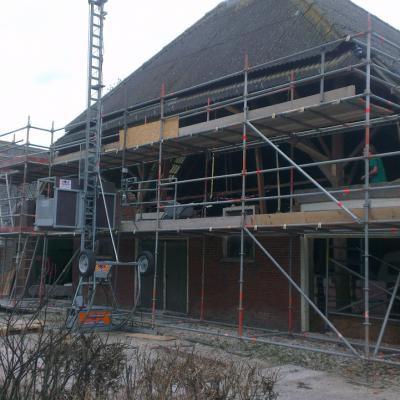 Achtergevel boerderij 2bunders vernieuwen