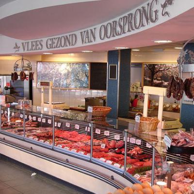 Slagerij De Groene Weg te Groningen - architect: Donker Winkelstyling