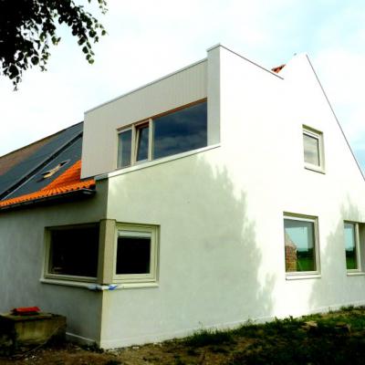 Nieuwbouw bedrijfswoning te Groningen - architect Pim Benus